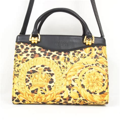 versace leopard bag|Versace la medusa bags.